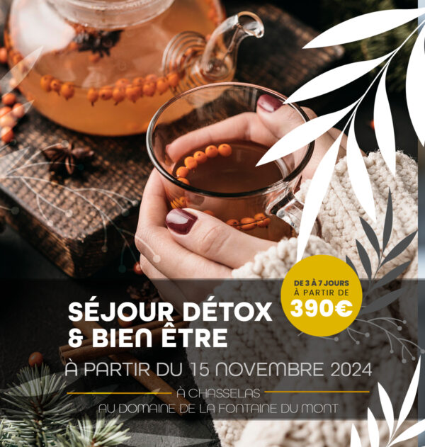 Séjour Détox & Bien être - Novembre 2024
