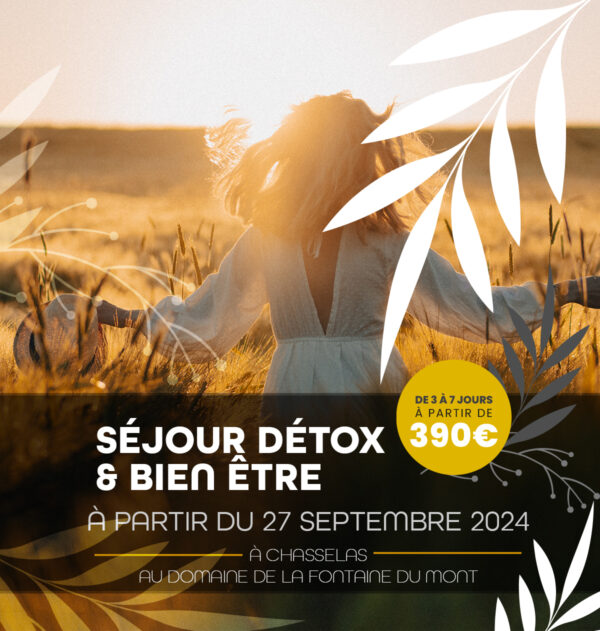 Weekend Détox & Bien être - Septembre 2024